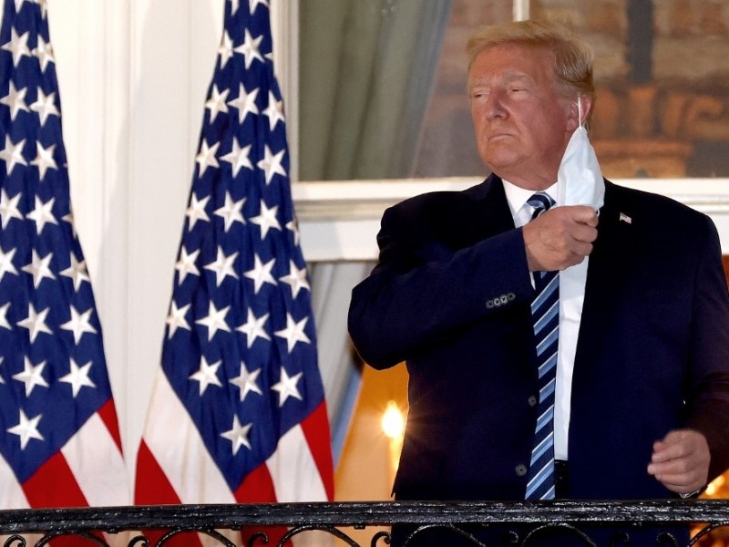 ¿Por qué Trump no usa&nbsp;mascarilla?